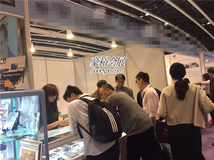 豪裕會(huì)展在香港珠寶展現(xiàn)場(chǎng)