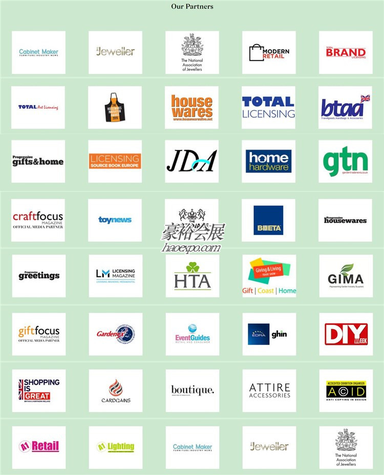 英國(guó)消費(fèi)品展SPRING FAIR展會(huì)贊助商