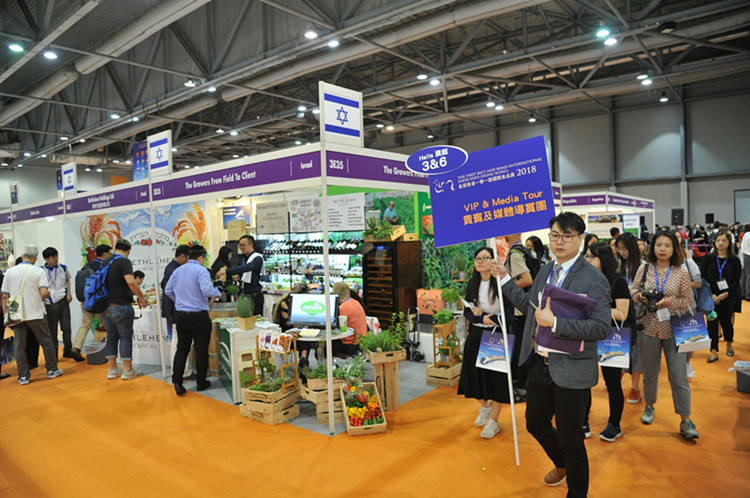 香港一帶一路食品展現(xiàn)場