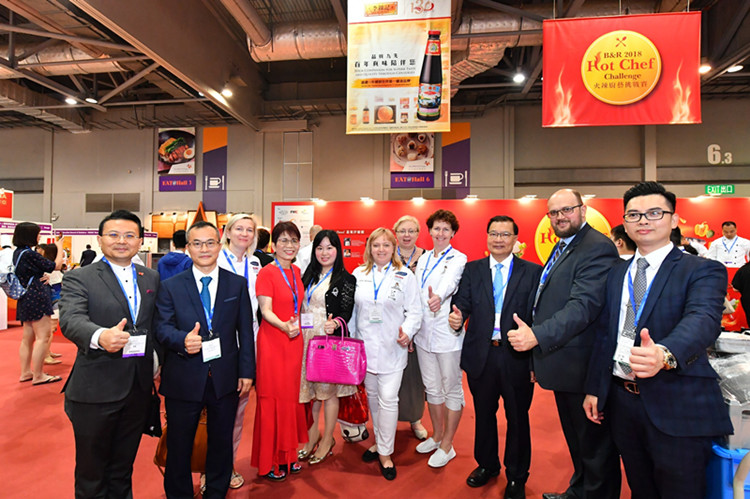 香港一帶一路食品展現(xiàn)場