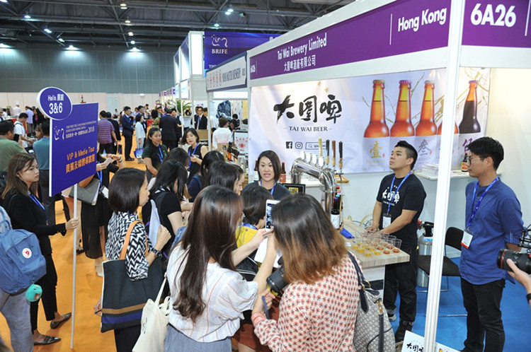 香港一帶一路食品展現(xiàn)場