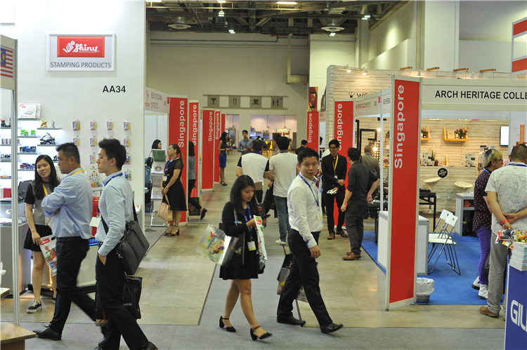 新加坡文具及辦公用品展展會(huì)現(xiàn)場(chǎng)