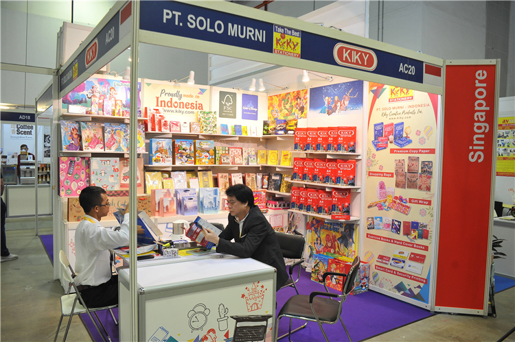 新加坡文具及辦公用品展展會(huì)現(xiàn)場(chǎng)