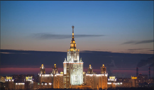 俄羅斯莫斯科大學外景一覽