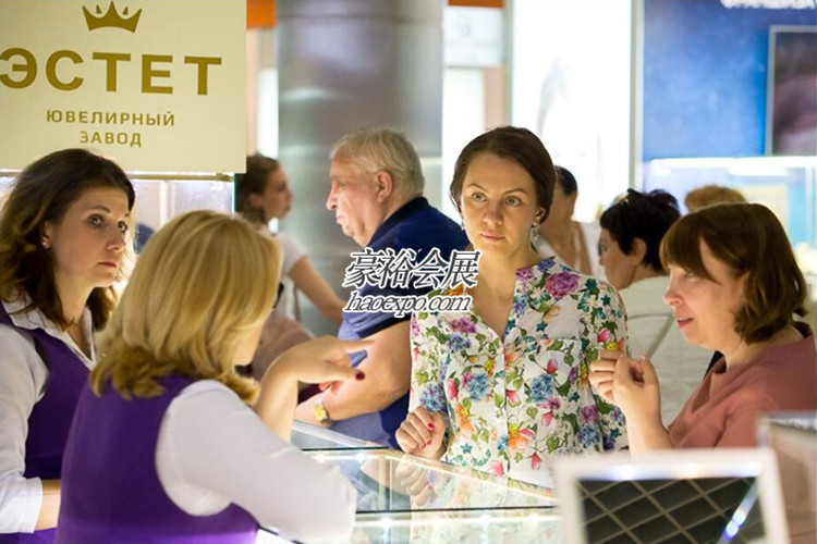 莫斯科珠寶展展會(huì)現(xiàn)場(chǎng)