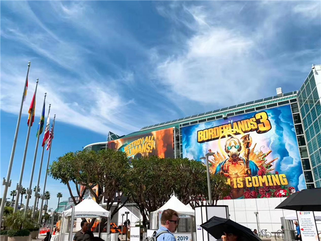 E3游戲展展會(huì)現(xiàn)場(chǎng)，美國(guó)國(guó)際電子娛樂展