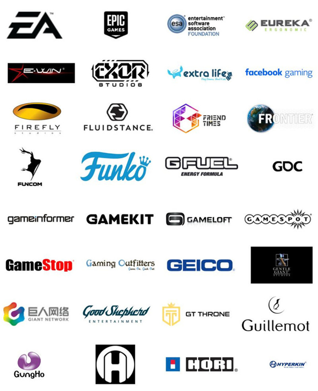 洛杉磯游戲展部分參展企業(yè)信息