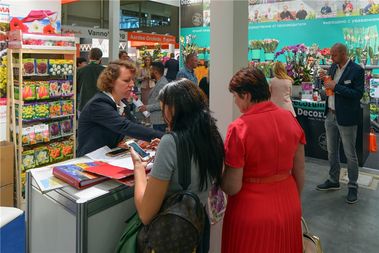俄羅斯花卉植物展展會現(xiàn)場