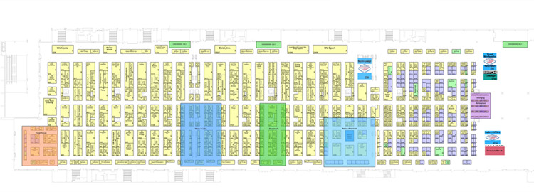美國禮品及紀(jì)念品展展館圖紙